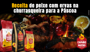 Receita de peixe com ervas na churrasqueira para a Páscoa